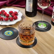 Vinyl Record Coaster Set