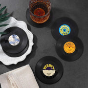 Vinyl Record Coaster Set