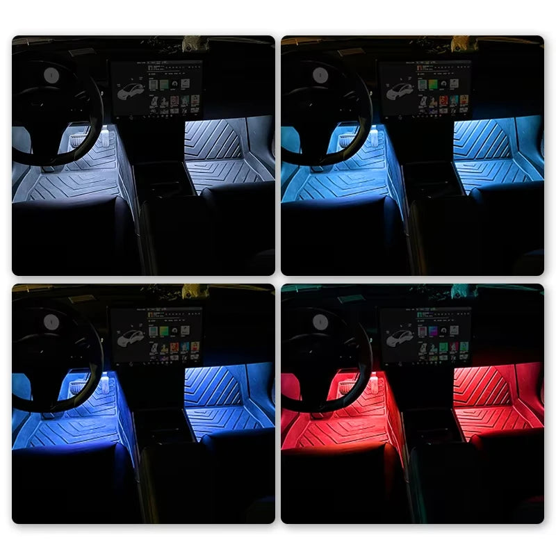 Car Interior Ambient Footlight Kit