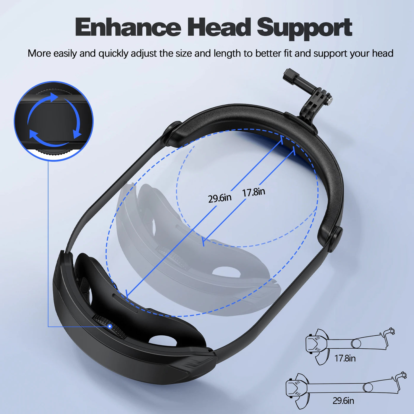 Adjustable Head Strap Mount
