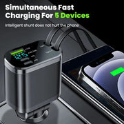 150W Retractable Car Charger