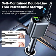 150W Retractable Car Charger