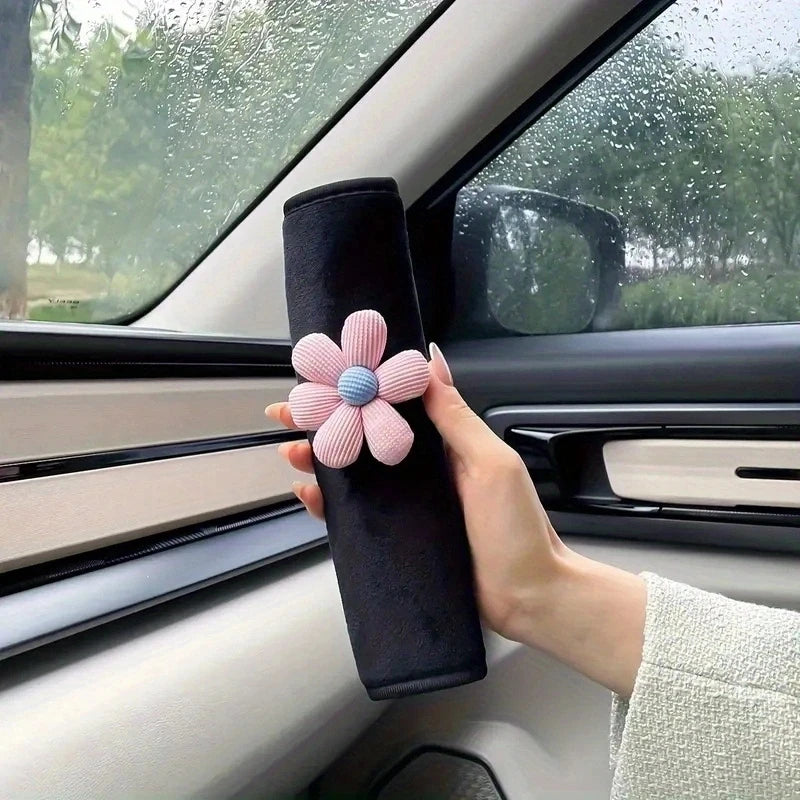 Floral Seat Belt Pads