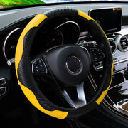Carbon-Look Steering Wheel Cover