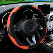 Carbon-Look Steering Wheel Cover
