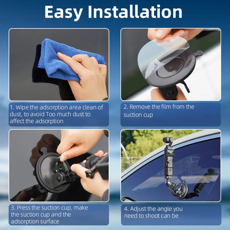 Heavy-Duty Suction Camera Mount