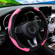 Carbon-Look Steering Wheel Cover