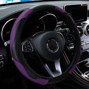 Carbon-Look Steering Wheel Cover