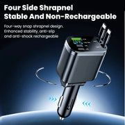150W Retractable Car Charger