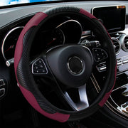 Carbon-Look Steering Wheel Cover