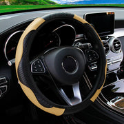 Carbon-Look Steering Wheel Cover