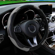 Carbon-Look Steering Wheel Cover