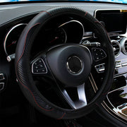 Carbon-Look Steering Wheel Cover