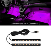 Car Interior Ambient Footlight Kit