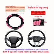Carbon-Look Steering Wheel Cover